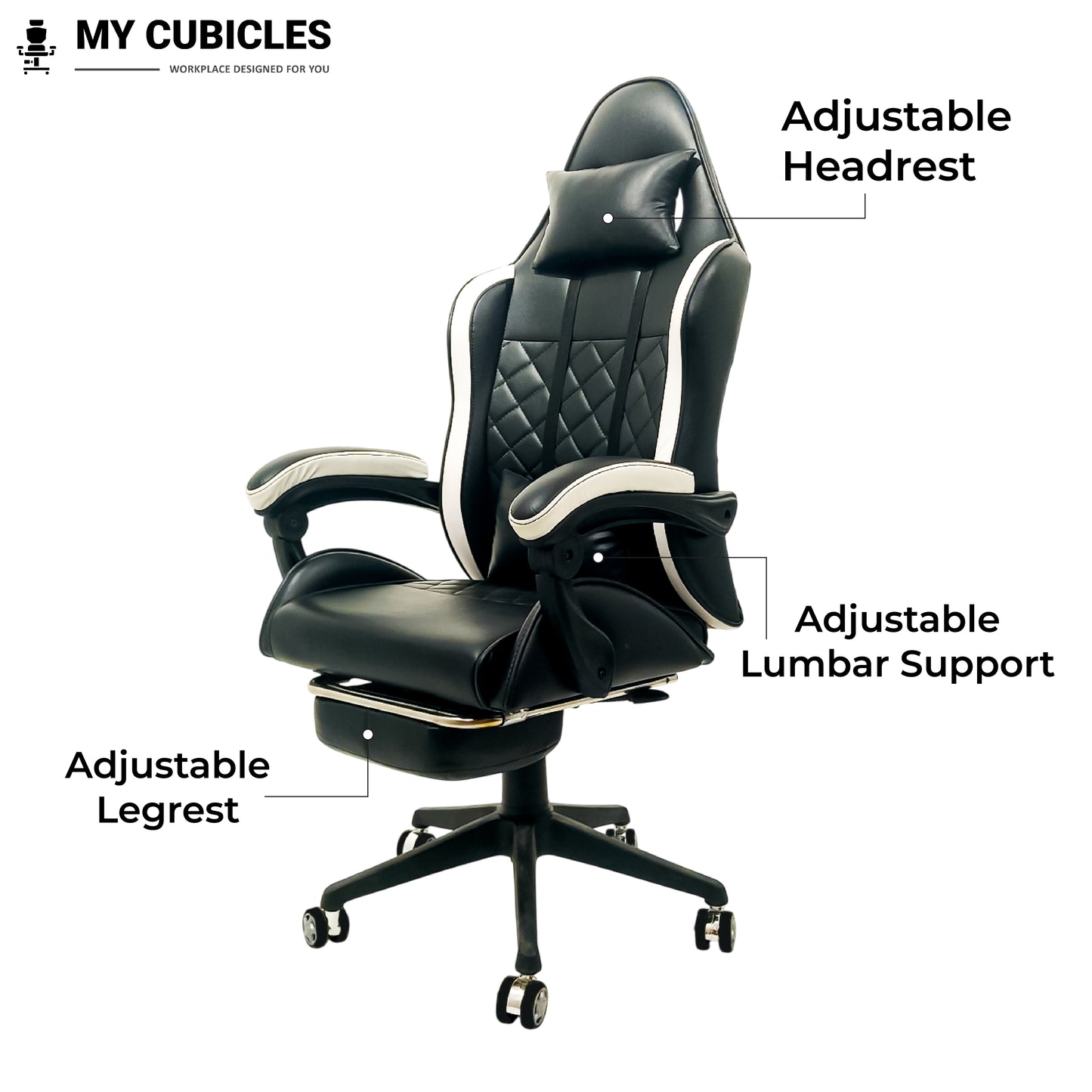 gaming chair online with lumbar support
