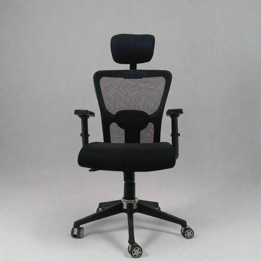 Majesty Black Jazz High Back Ergonomic Executive Office Chair | Nylon Base