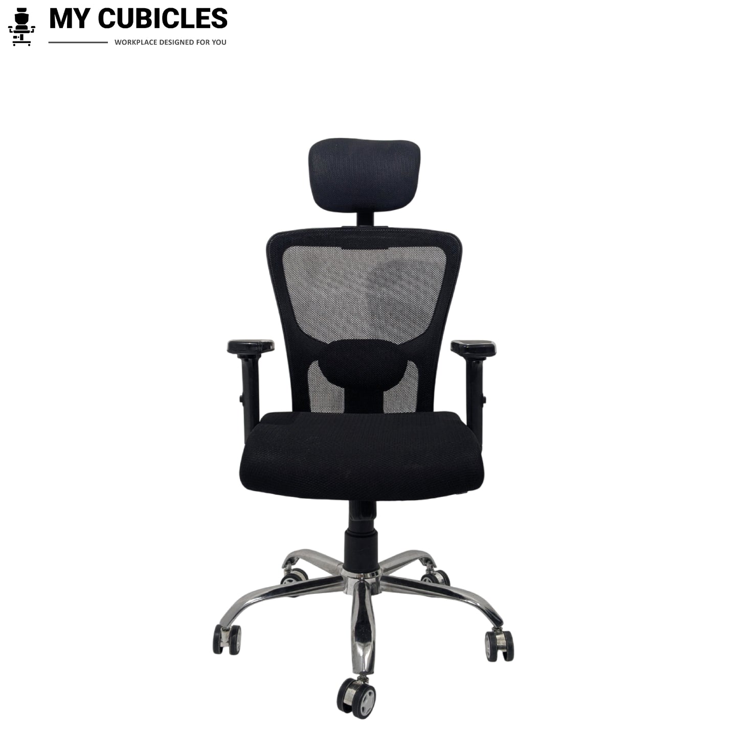 Majesty Black Jazz High Back Ergonomic Executive Office Chair | Spider Base