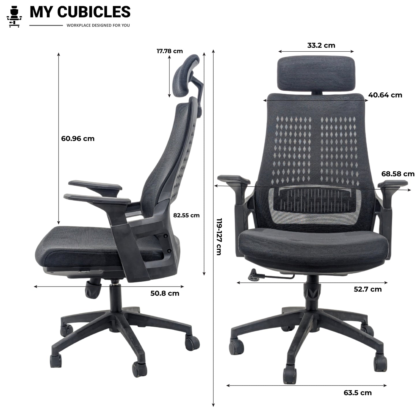 Nova headrest headrest office chair dimension