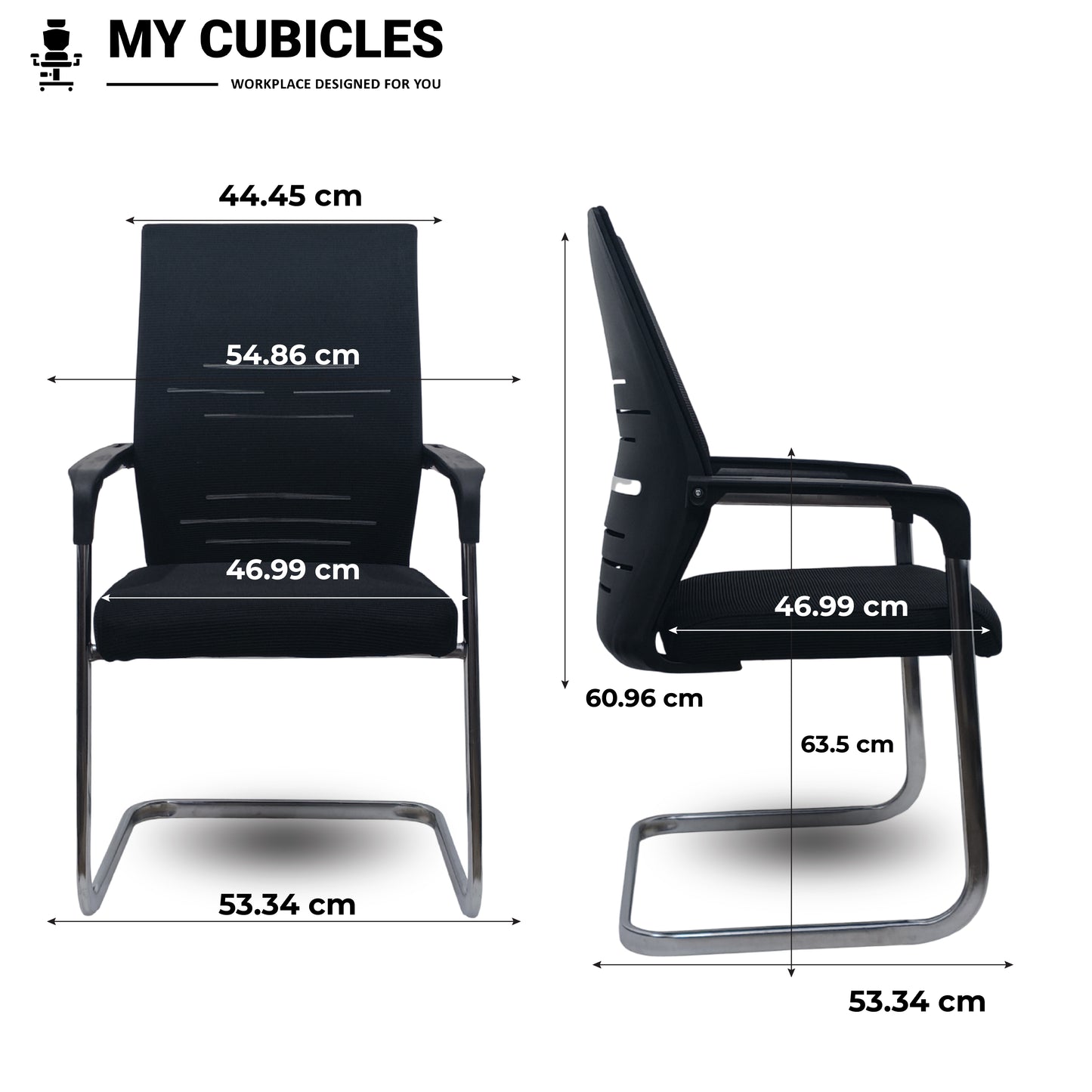 visitor chair dimensions