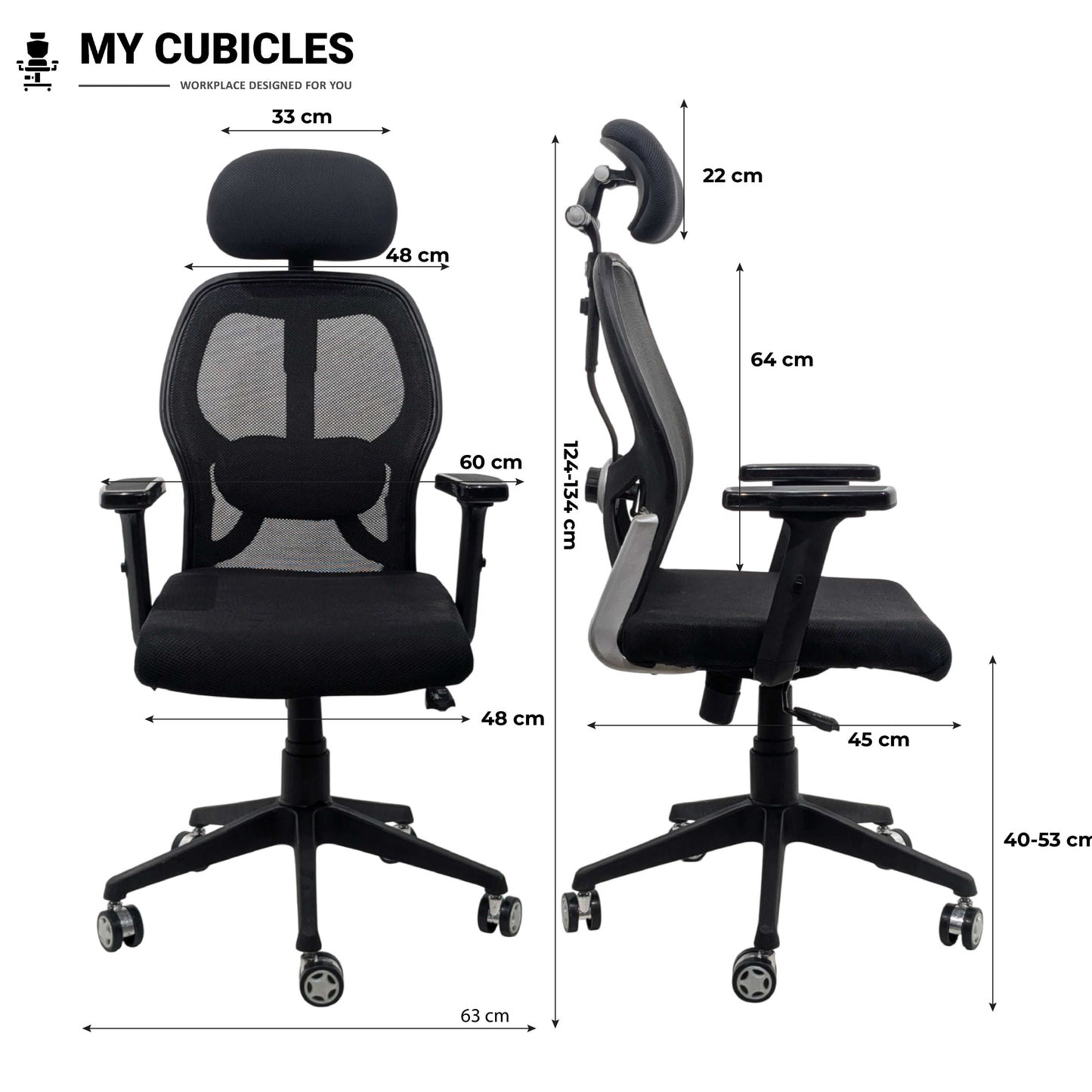 Matrix High Back black mesh office chair Online