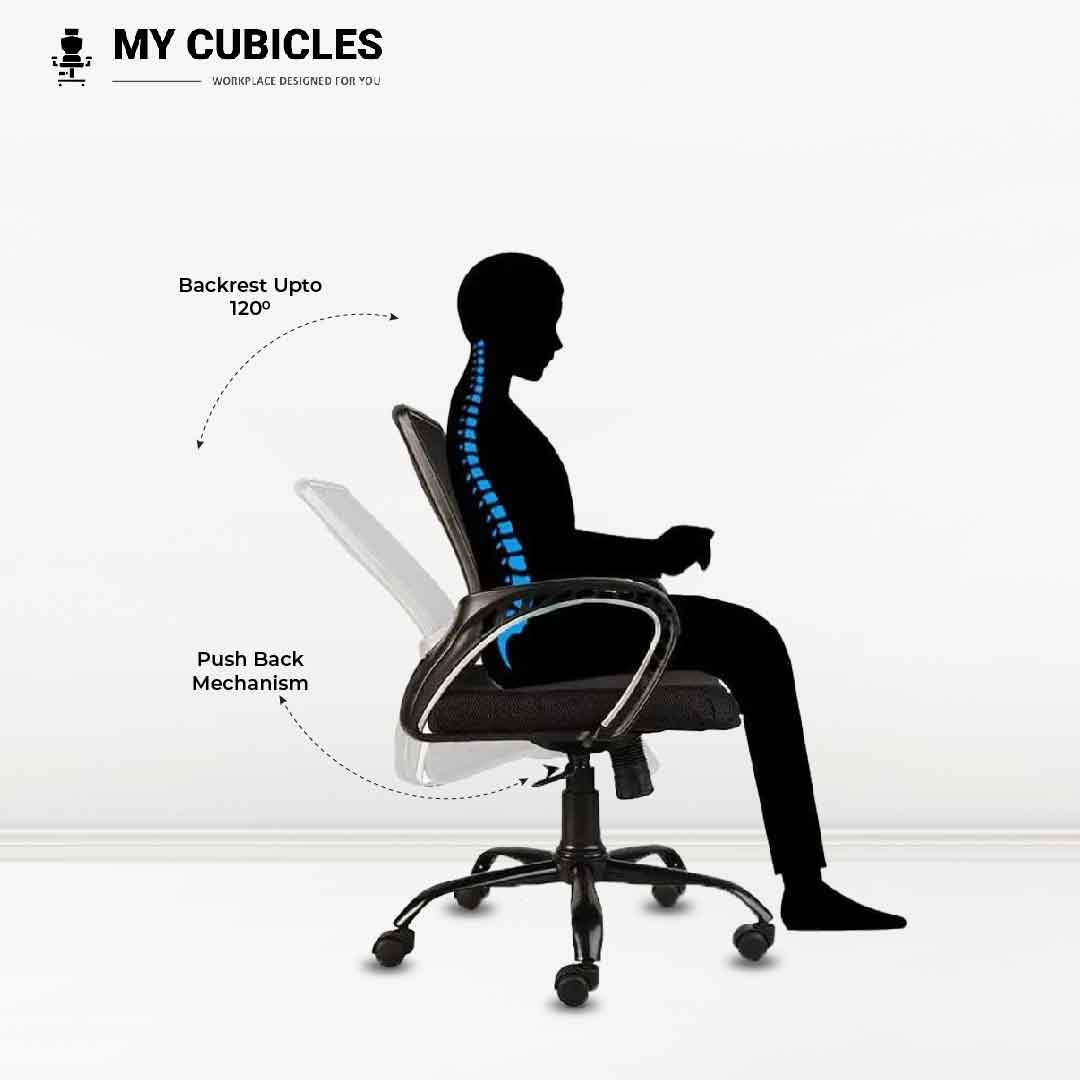 elevate executive mesh office chair