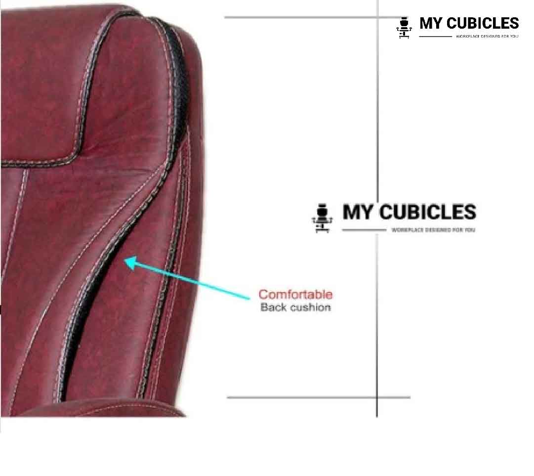 shadow-luxe-maroon-armrest-ergonomic chairs for work from home