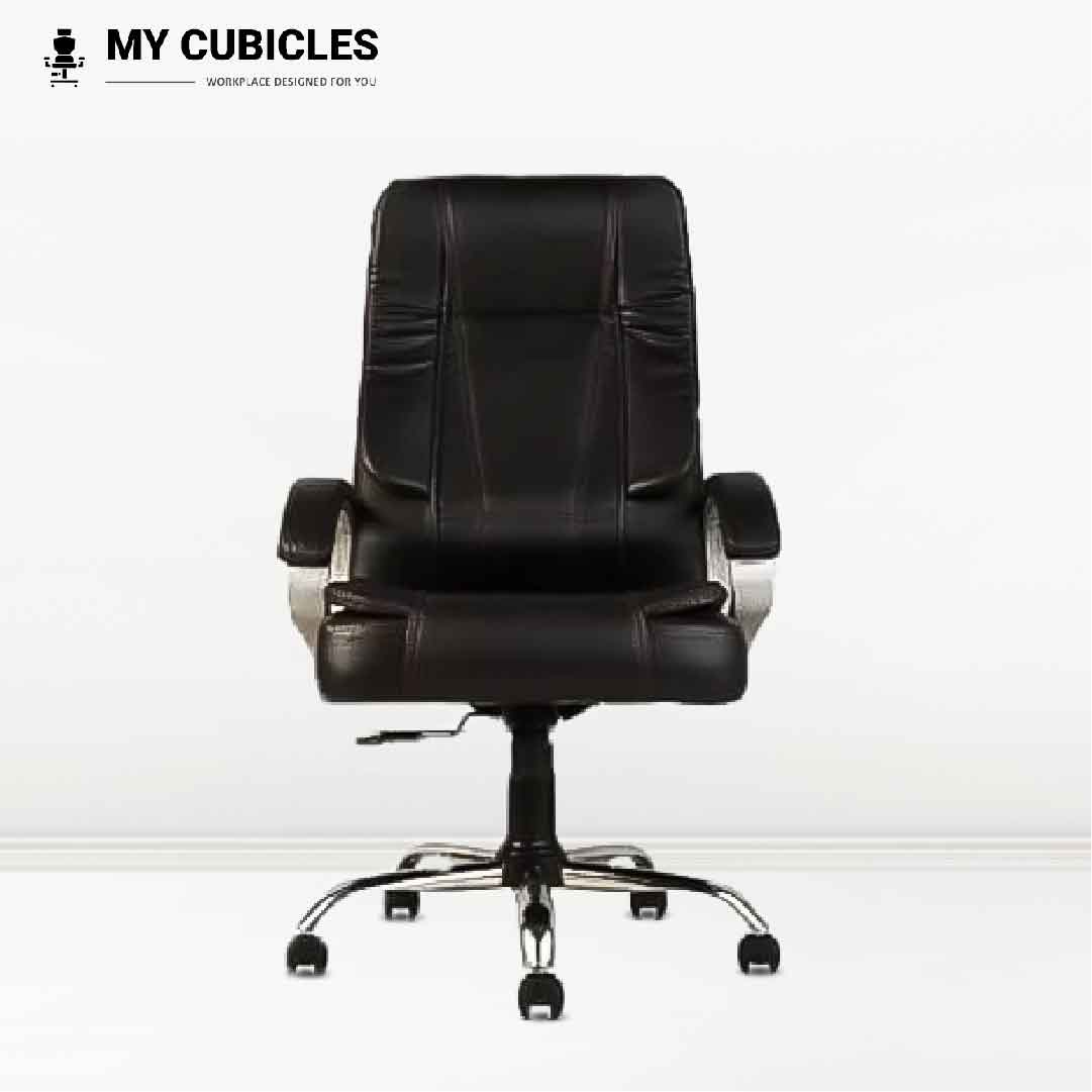 Supreme Throne Black Armrest Boss Chair