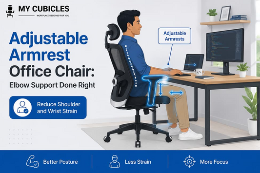adjustable armrest office chair ergonomic support for shoulder and wrist pain India guide 2026