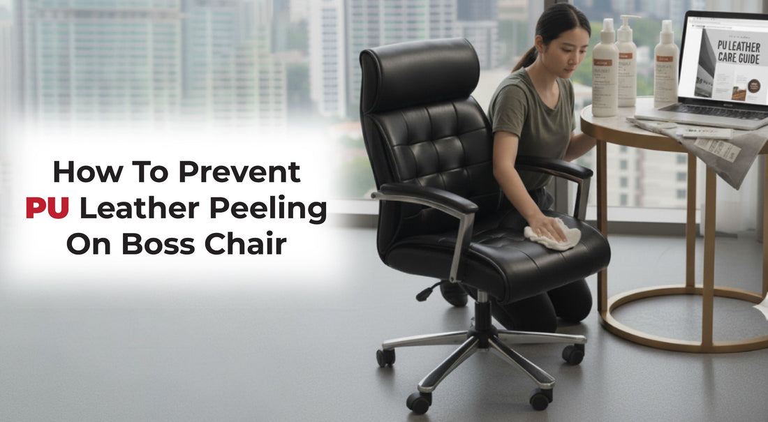How to prevent PU leather peeling on boss chair