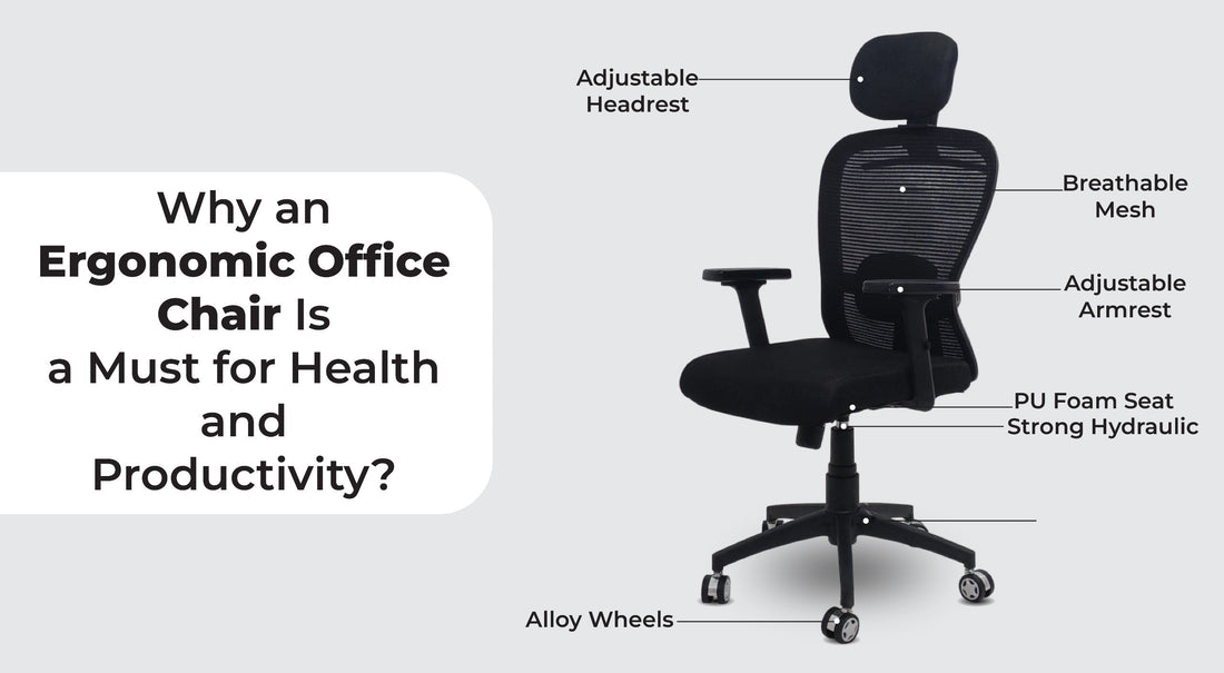 Why an Ergonomic Office Chair Is a Must for Health and Productivity