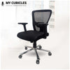 AeroFlex Black Mesh Low Back Office Chair | Scorpio Base