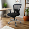 AeroFlex Black Mesh Low Back Office Chair | Scorpio Base