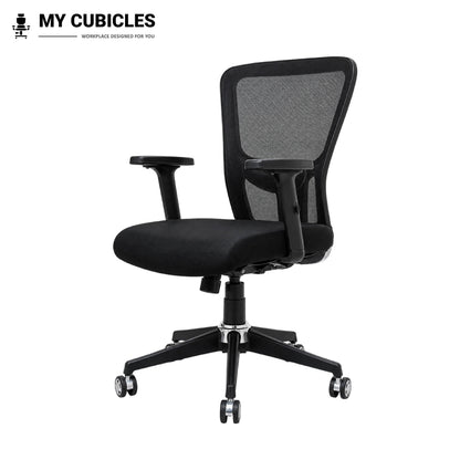 AeroFlex Black Mesh Low Back Office Chair | Nylon Base