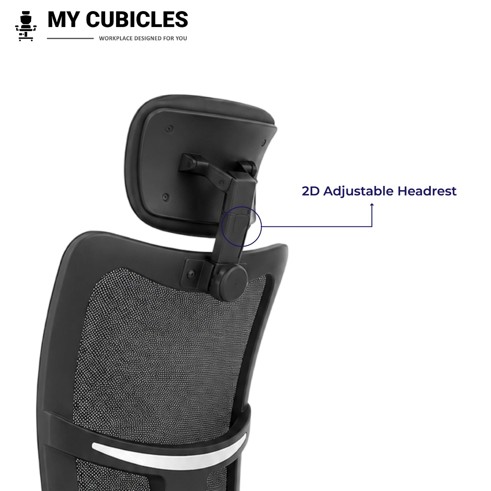 Aligna Brio High Back Office Chair with Headrest Feature 2D Adjustable Headrest