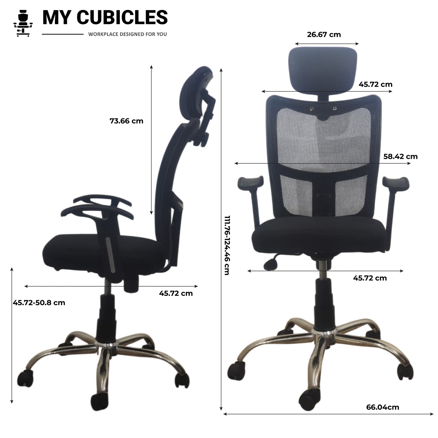 Aligna Brio High Back Office Chair with Headrest
