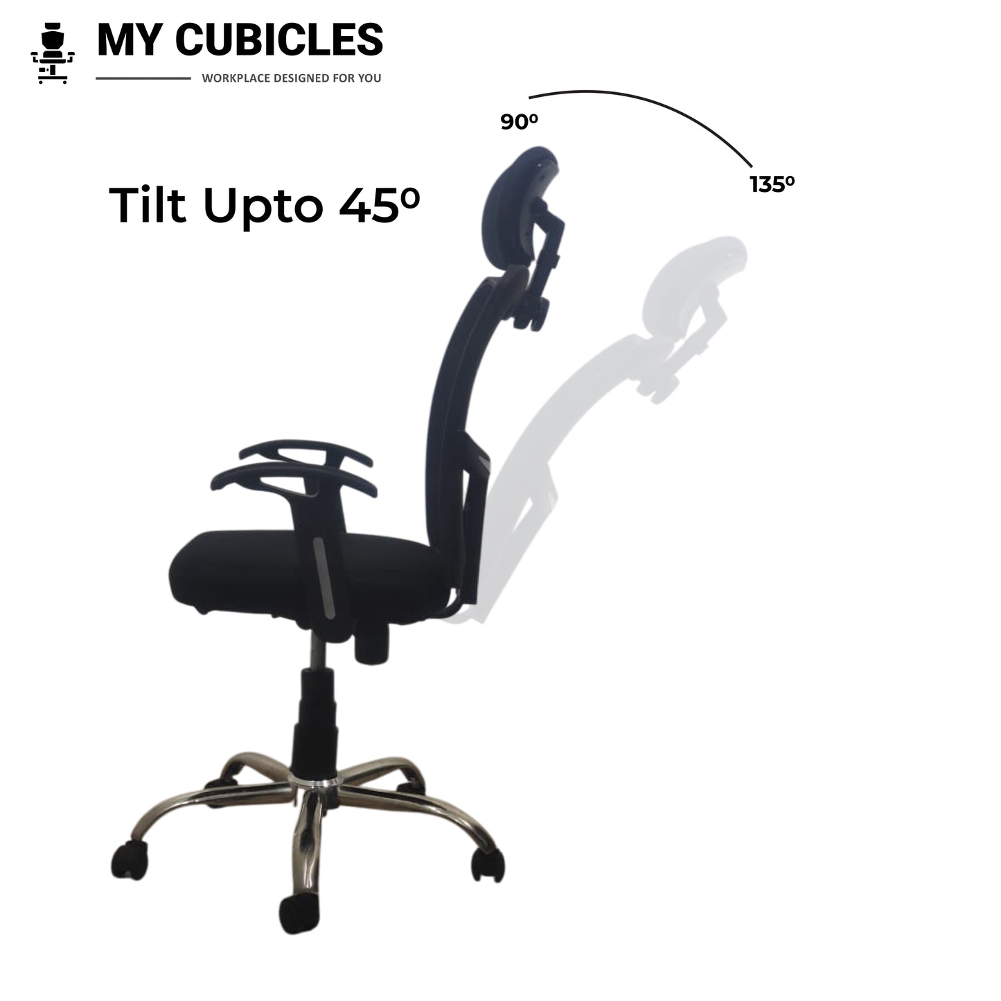 Aligna Brio High Back Office Chair with Headrest