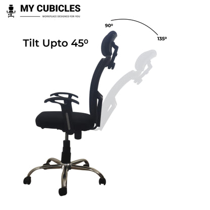 Aligna Brio High Back Office Chair with Headrest
