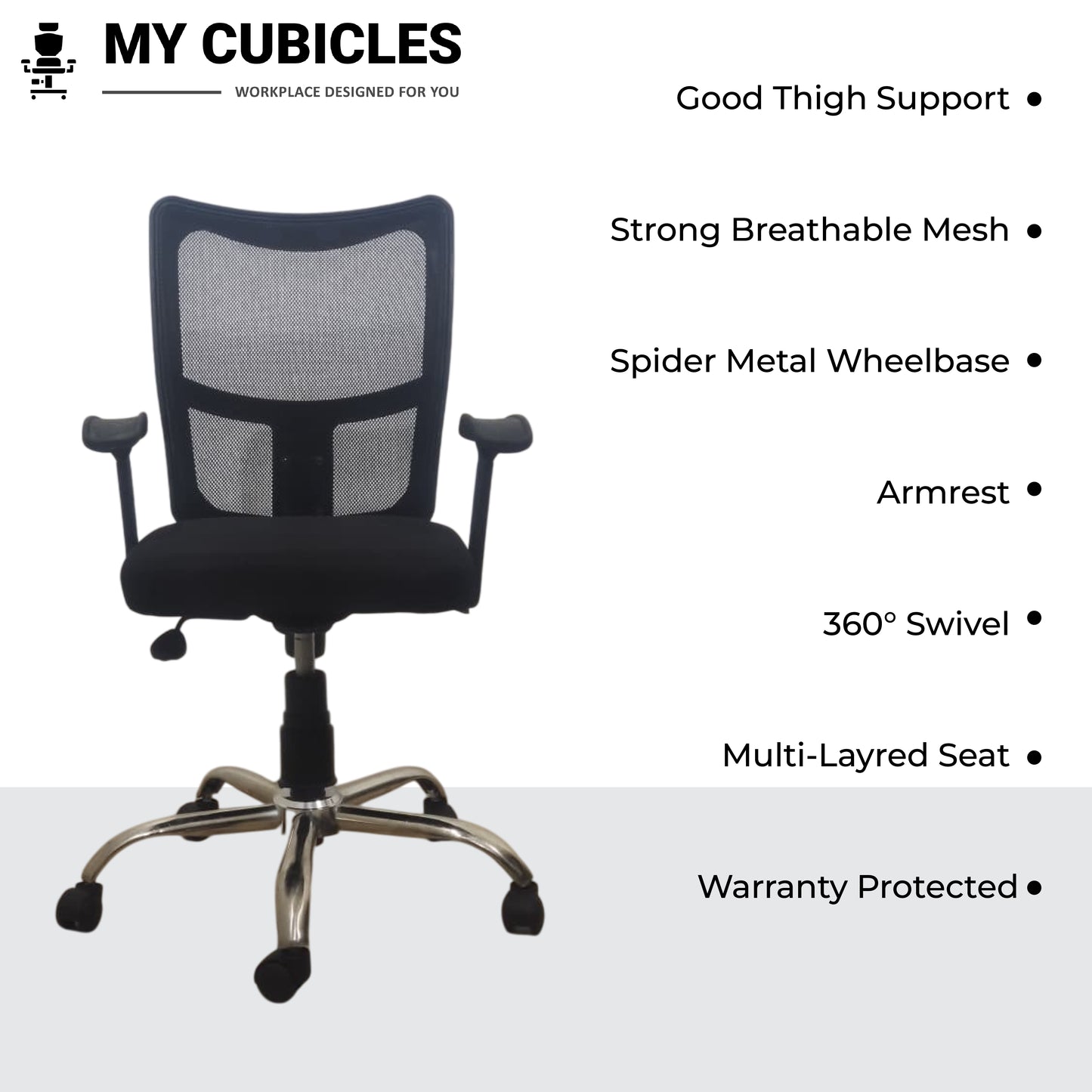 Aligna Brio Mid Back Office Chair