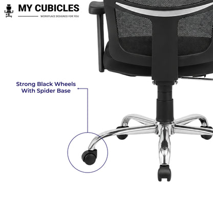 Aligna Brio Student Chair - Spider Base View