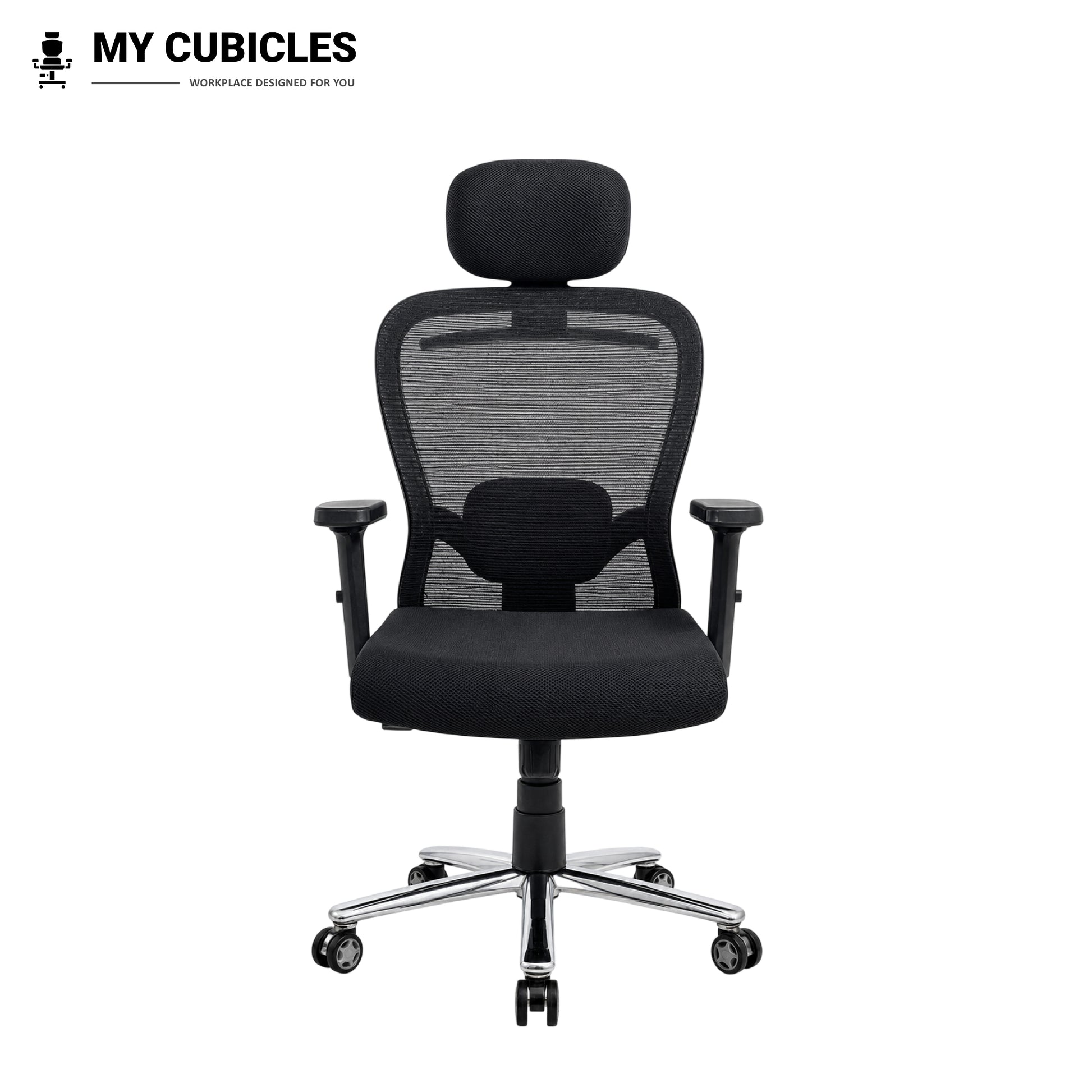 Butterfly Ergonomic Office Chair with Scorpio Base - Front View