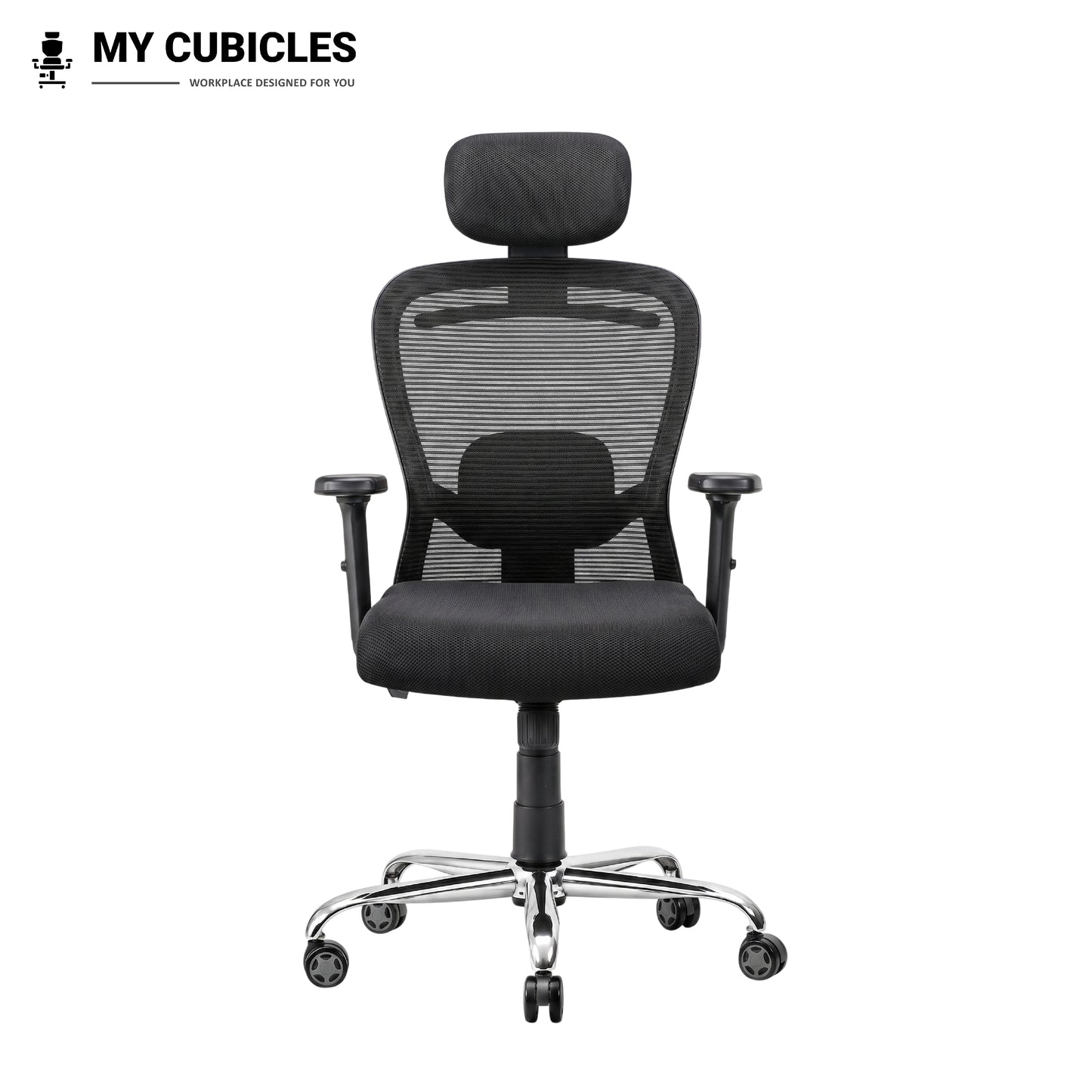 Butterfly Ergonomic Office Chair with Spider Base - Front View