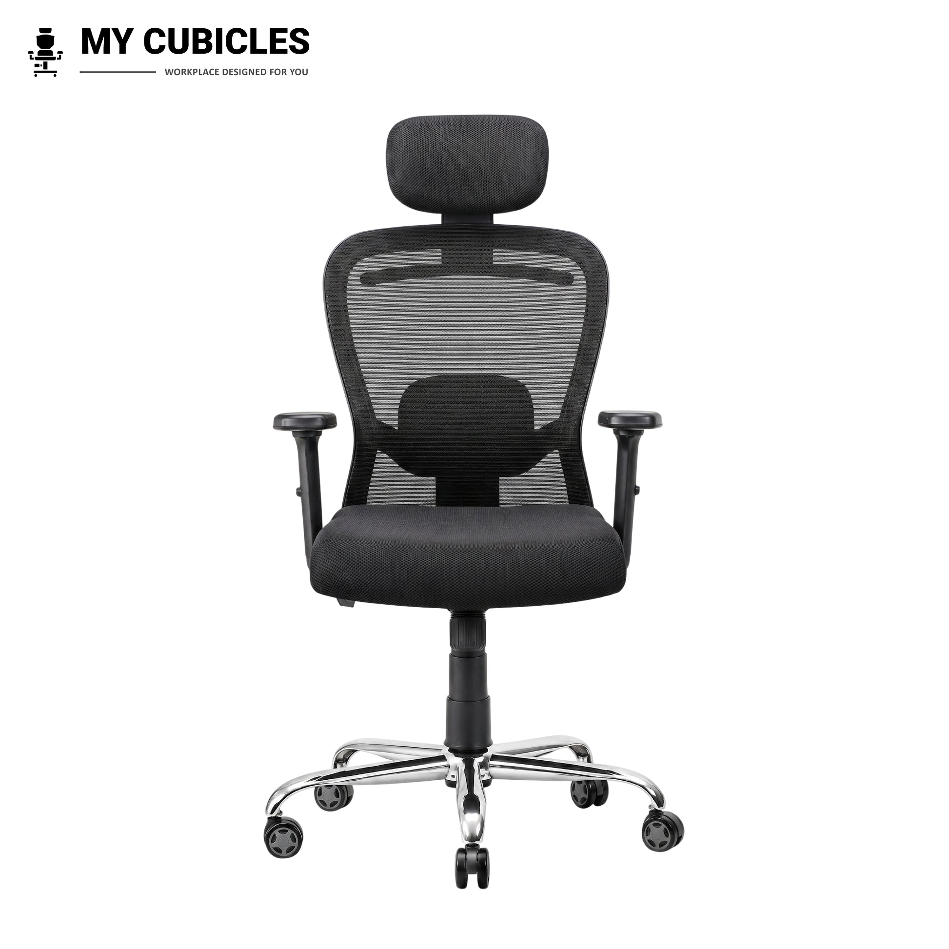 Butterfly Ergonomic Office Chair with Spider Base - Front View