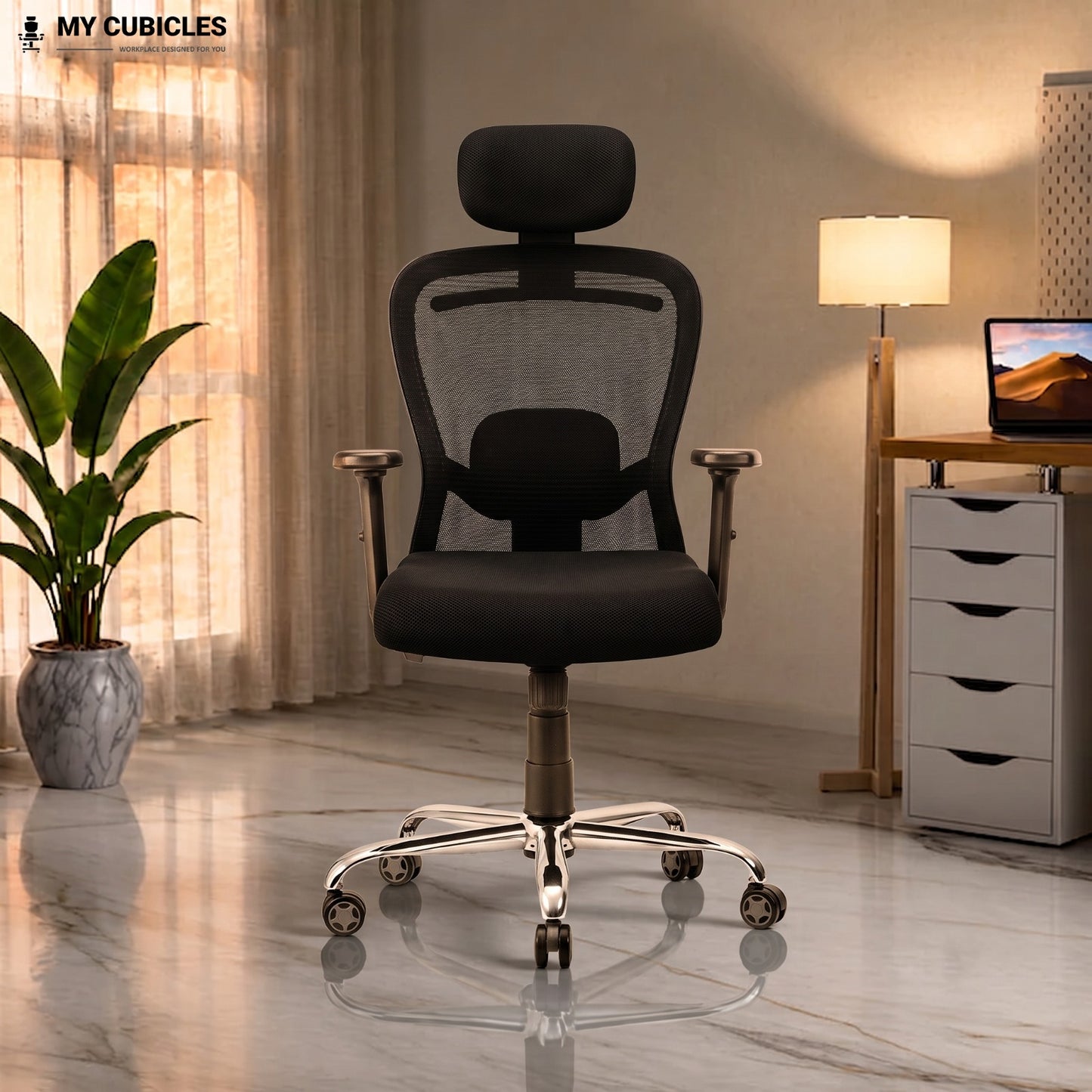 Butterfly Ergonomic Office Chair with Spider Base - Lifestyle View