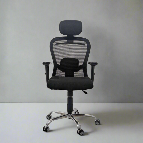 Cosmic Horizon Black Headrest Office Chair