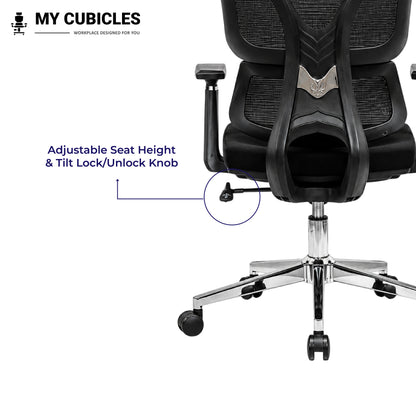 Ergo Gladiator Ergonomic Executive Office Chair - Adjustable Height View