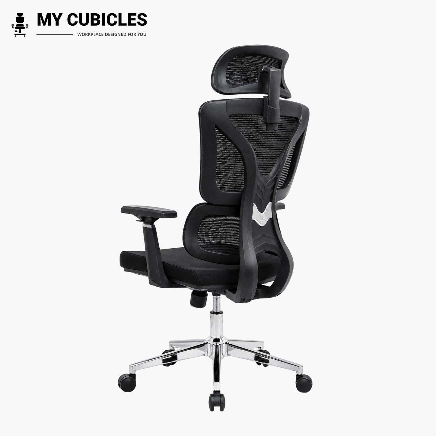 Ergo Gladiator Ergonomic Executive Office Chair - Back Side View