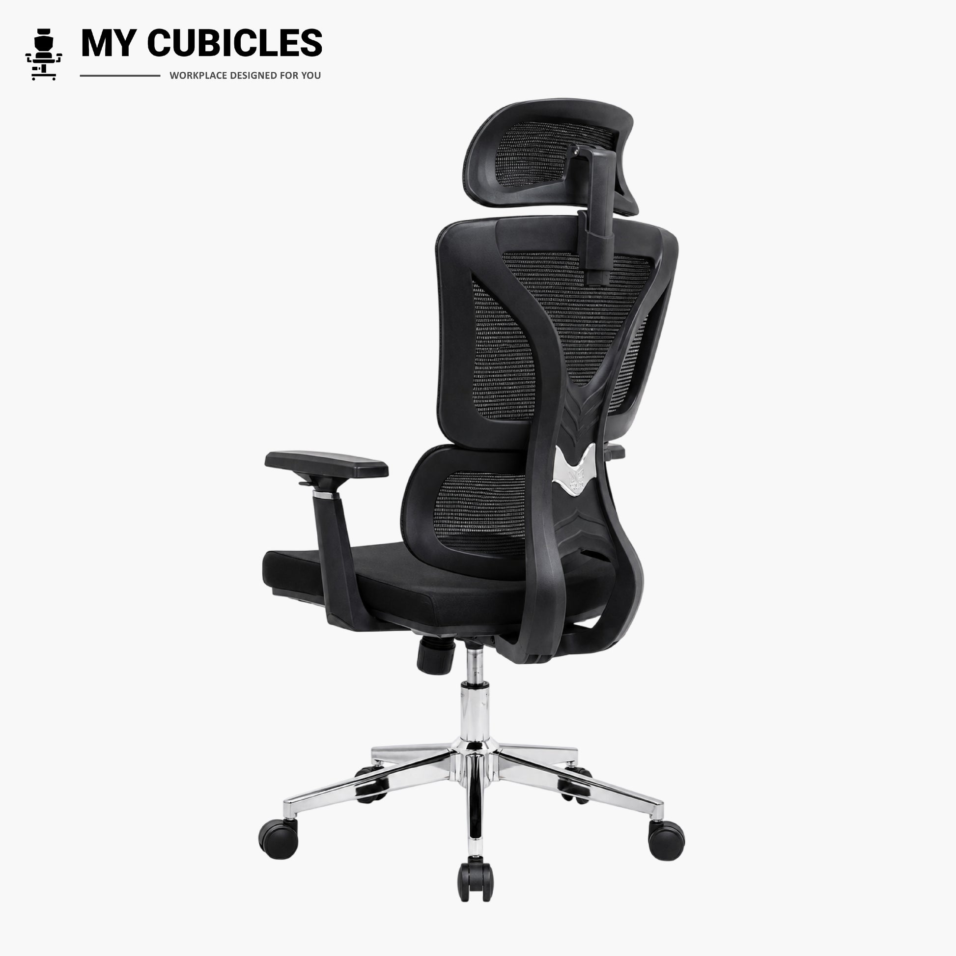 Ergo Gladiator Ergonomic Executive Office Chair - Back Side View