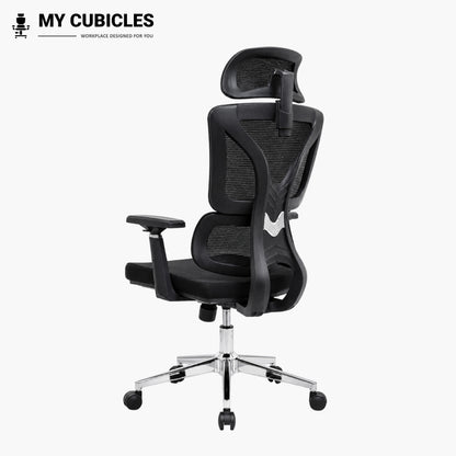 Ergo Gladiator Ergonomic Executive Office Chair - Back Side View