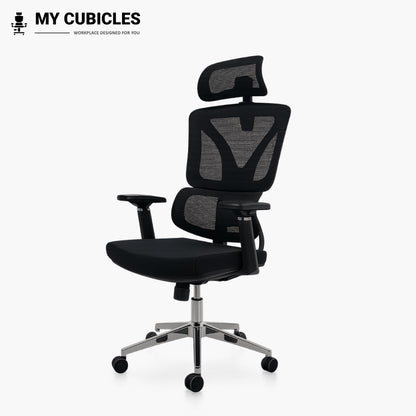 Ergo Gladiator Ergonomic Executive Office Chair - Front Side View