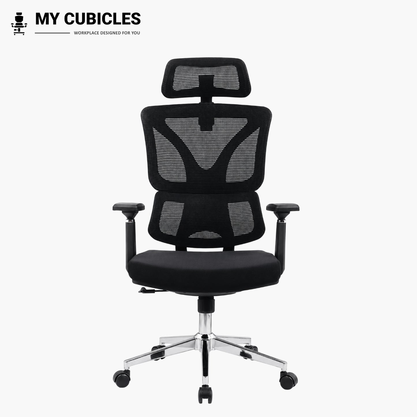 Ergo Gladiator Ergonomic Executive Office Chair - Front View