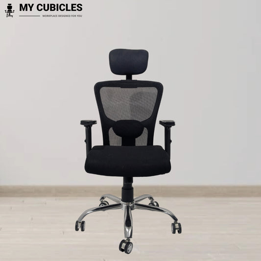 Majesty Black Jazz High Back Ergonomic Executive Office Chair | Spider Base
