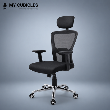 Jazz High Back Ergonomic Office Chair with Scorpio Base - Lifestyle View