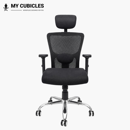 Jazz High Back Ergonomic Office Chair with Spider Base - Front View