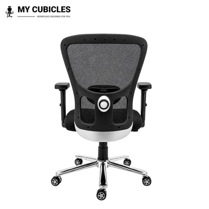 Jazz Low Back Office & Study Chair with Scorpio Base - Back View