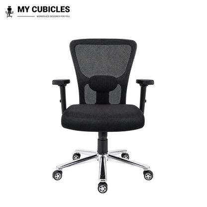 Jazz Low Back Office & Study Chair with Scorpio Base - Front View