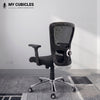 AeroFlex Black Mesh Low Back Office Chair | Scorpio Base