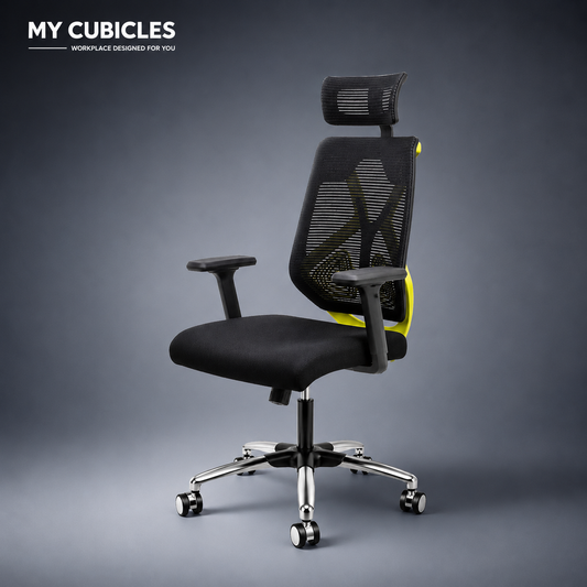 Lunar Black Office Computer Chair for Home - Lifestyle View