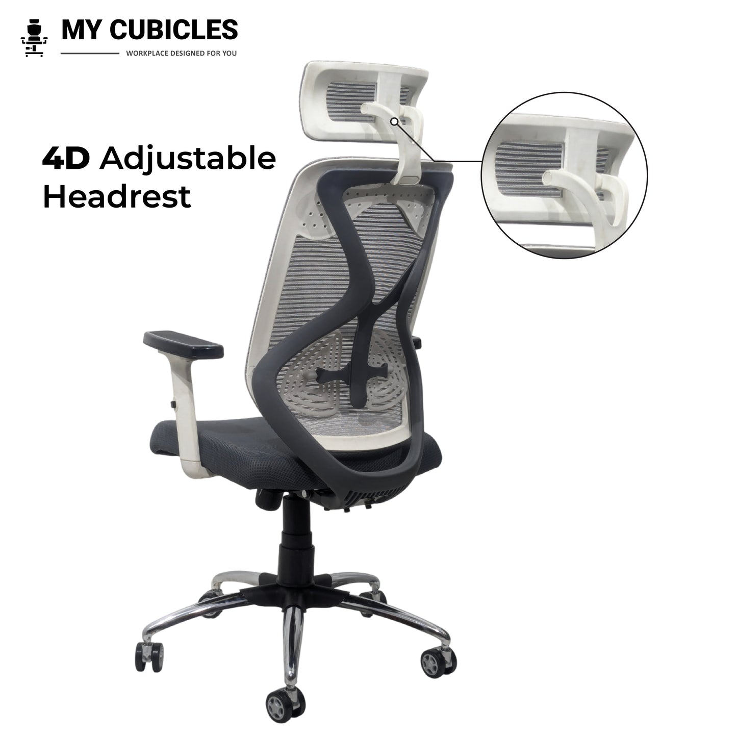 Lunar Fusion Mesh Headrest Chair