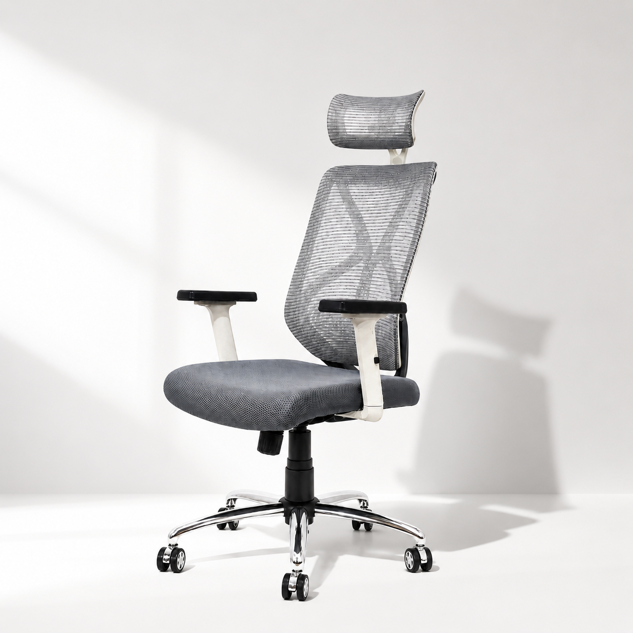 Lunar Fusion Mesh Headrest Executive Office Chair & Home Office Chair