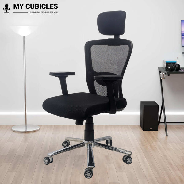 Majesty Black Jazz High Back Ergonomic Chair with Scorpio Base