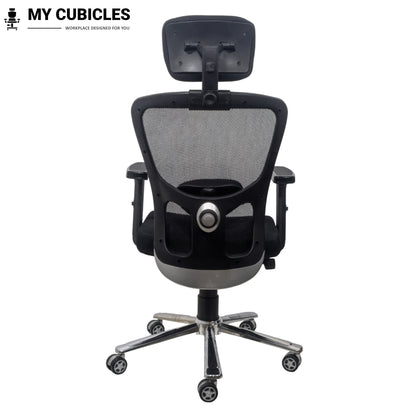 Majesty Black Headrest Office Ergonomic Chair with Scorpio Base