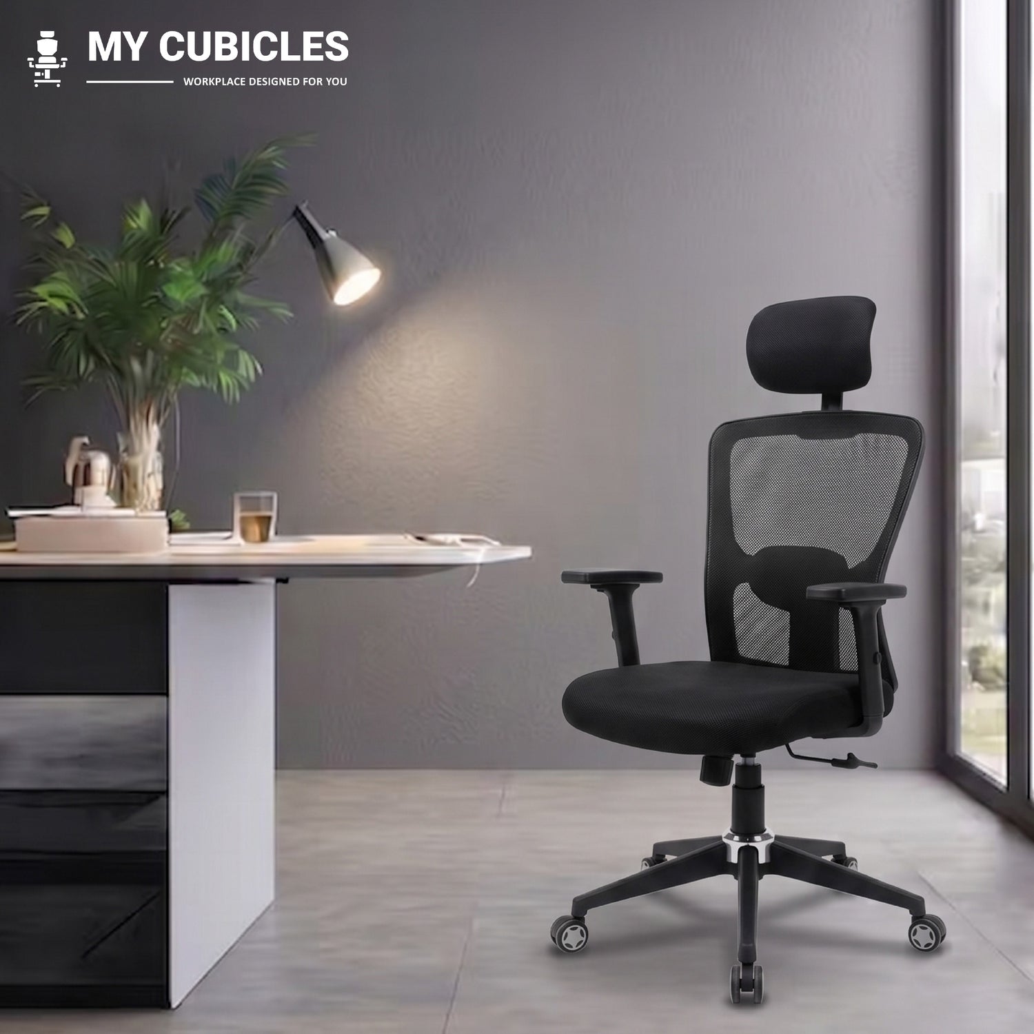 Black Jazz High Back Ergonomic Executive Office Chair