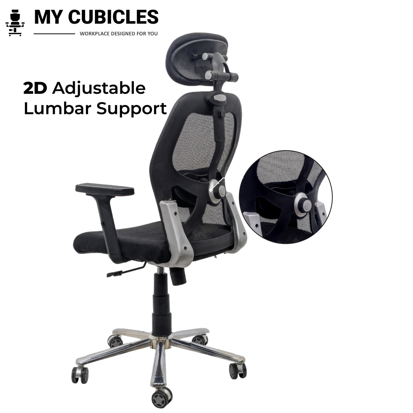 Matrix High Back Office Chair with Adjustable Lumbar Support