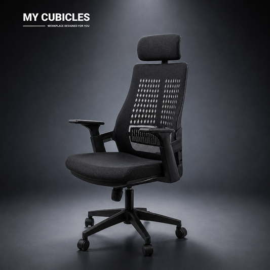 Nova Black High Back Office Chair - Lifestyle View