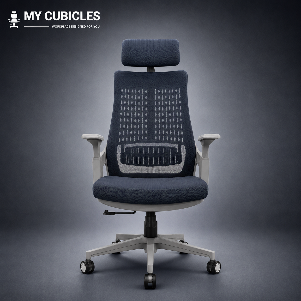Nova Grey High Back Office Chair - Lifestyle View