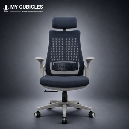 Nova Grey High Back Office Chair - Lifestyle View