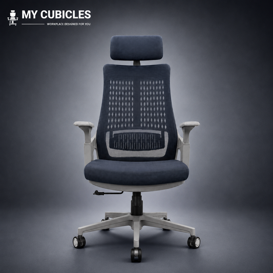 Nova Grey High Back Office Chair - Lifestyle View