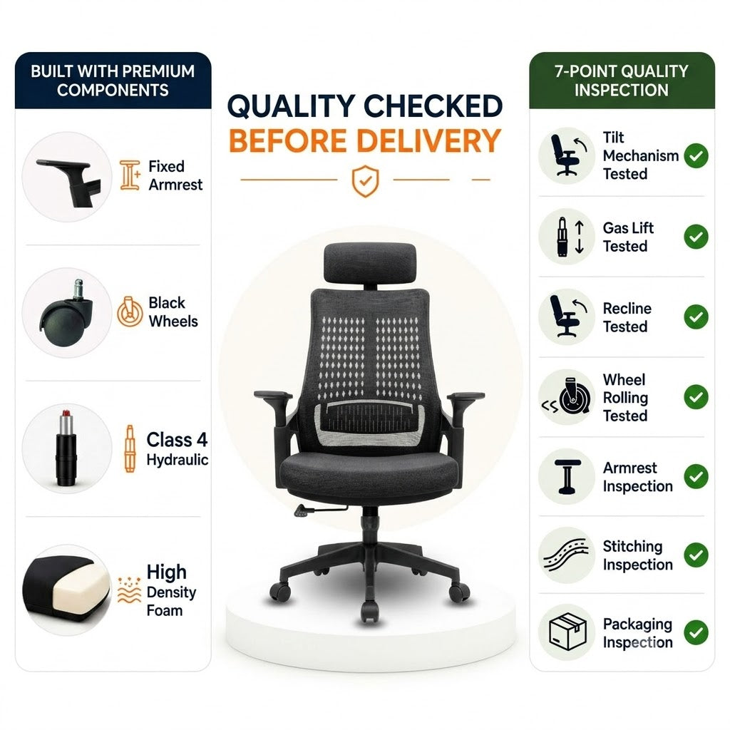 Nova Headrest Executive Office Chair Quality Cheked Image